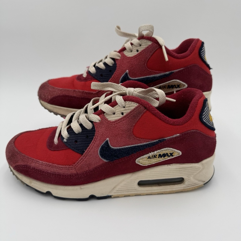 Nike Air Max 90 Varsity Pack University Red/White/Blue 858954-600 Men's Size 6.5